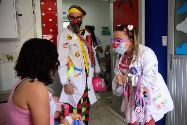 Imagem de uma visita no hospital